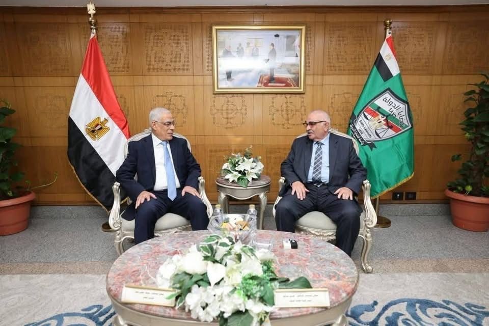النائب العام يزور هيئة قضايا الدولة لتهنئة المستشار حسين مدكور بتوليه منصبه الجديد