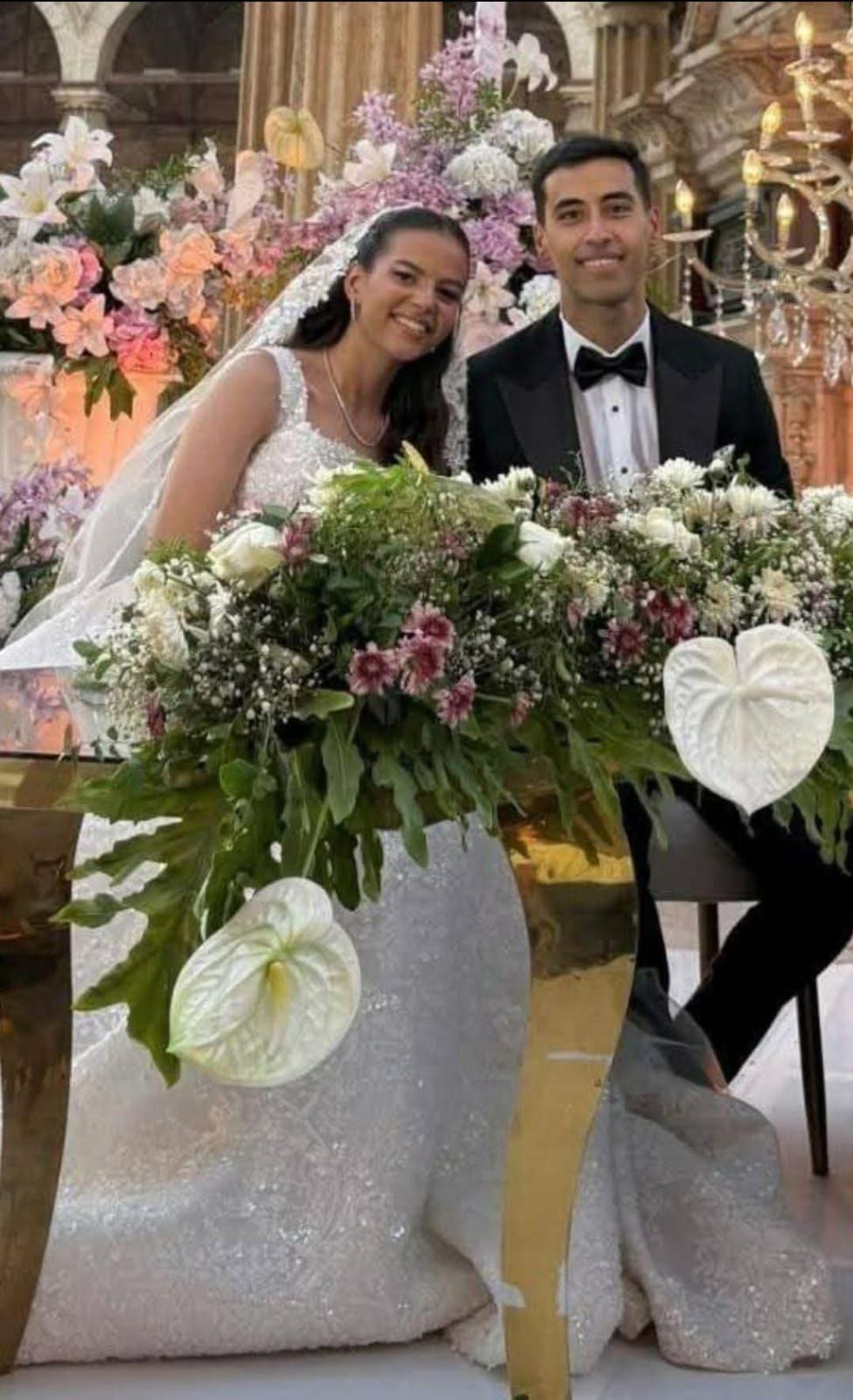 زفاف مريم الهضيبى ويوسف عبد العزيز لاعبي تنس الطاولة.. صور