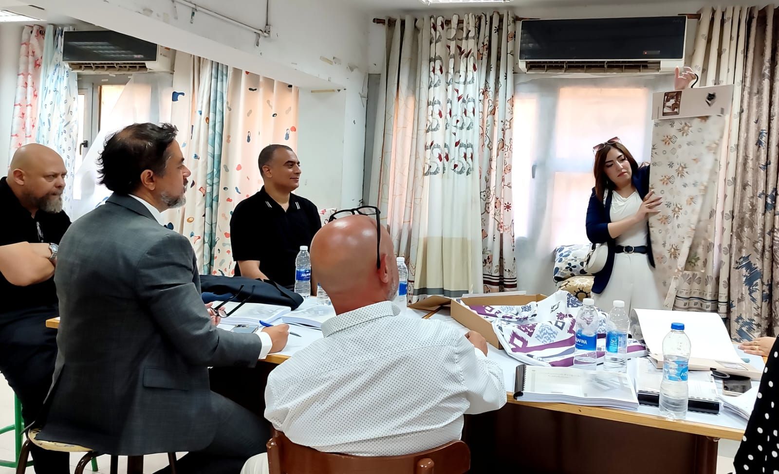 افتتاح معرض تطوير الصناعة والمشروعات الصغيرة بفنون تطبيقية حلوان