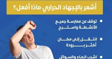 ماذا أفعل عند الشعور بالإجهاد الحرارى؟.. وزارة الصحة تجيب