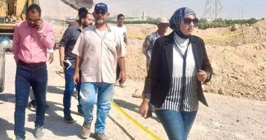 وزير الإسكان: دفع العمل بمشروعات البنية الأساسية وتطوير المرافق بمدينة السويس الجديدة