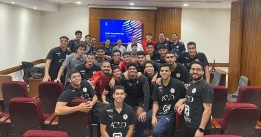 محاضرة تحكيمية للاعبى منتخب مصر استعدادا لبطولة العالم لكرة اليد تحت 19 عاما