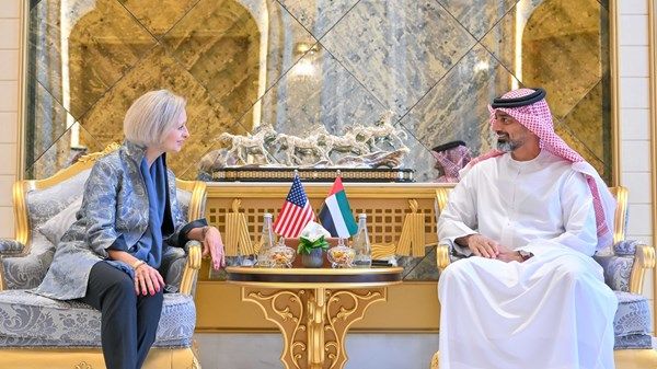 عمار النعيمي يستقبل سفيرة الولايات المتحدة الأميركية