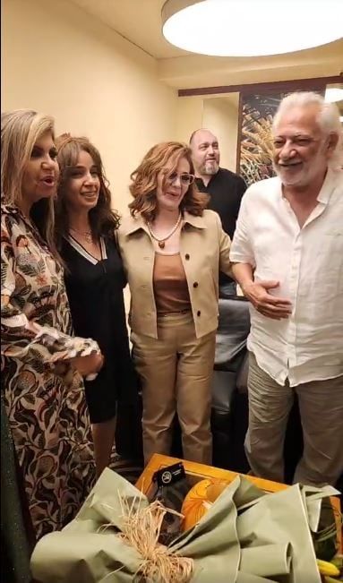 ميادة الحناوى تصل الأردن لإحياء حفل فى مهرجان جرش.. وسامح الصريطى وحنان يستقبلانها