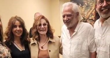 ميادة الحناوى تصل الأردن لإحياء حفل فى مهرجان جرش.. وسامح الصريطى وحنان يستقبلانها