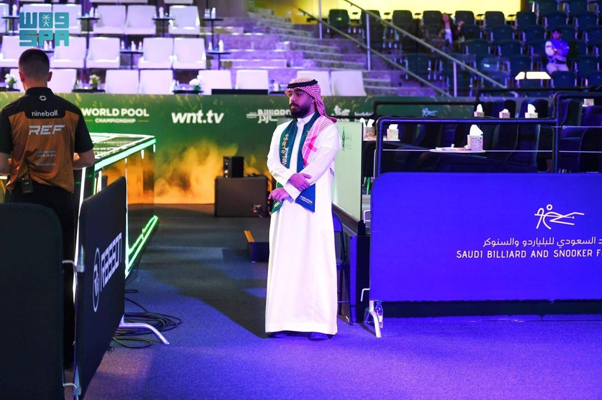 تنظيم مميز يواكب المعايير العالمية في بطولة البلياردو بجدة