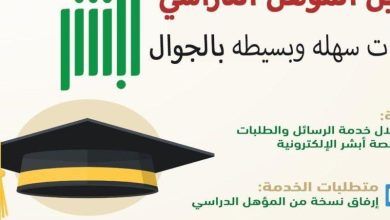 تحديث المؤهل الدراسي لمستقبل أفضل عبر خدمة أبشر الترقية السريعة