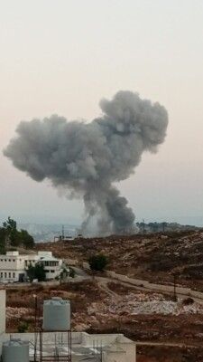 الجيش الاسرائيلي زعم مهاجمة مواقع عسكرية لحزب الله في جنوب لبنان