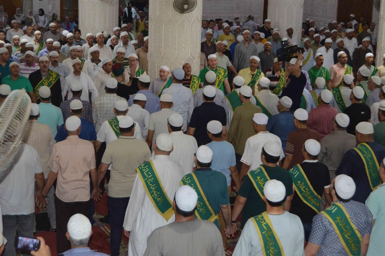 الحامدية الشاذلية تحتفل بالليلة الختامية لمولد سيدى أبى العباس المرسى بالإسكندرية