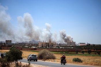 استشهاد 5 فلسطينيين في قصف الاحتلال مدرسة للنازحين غرب غزة