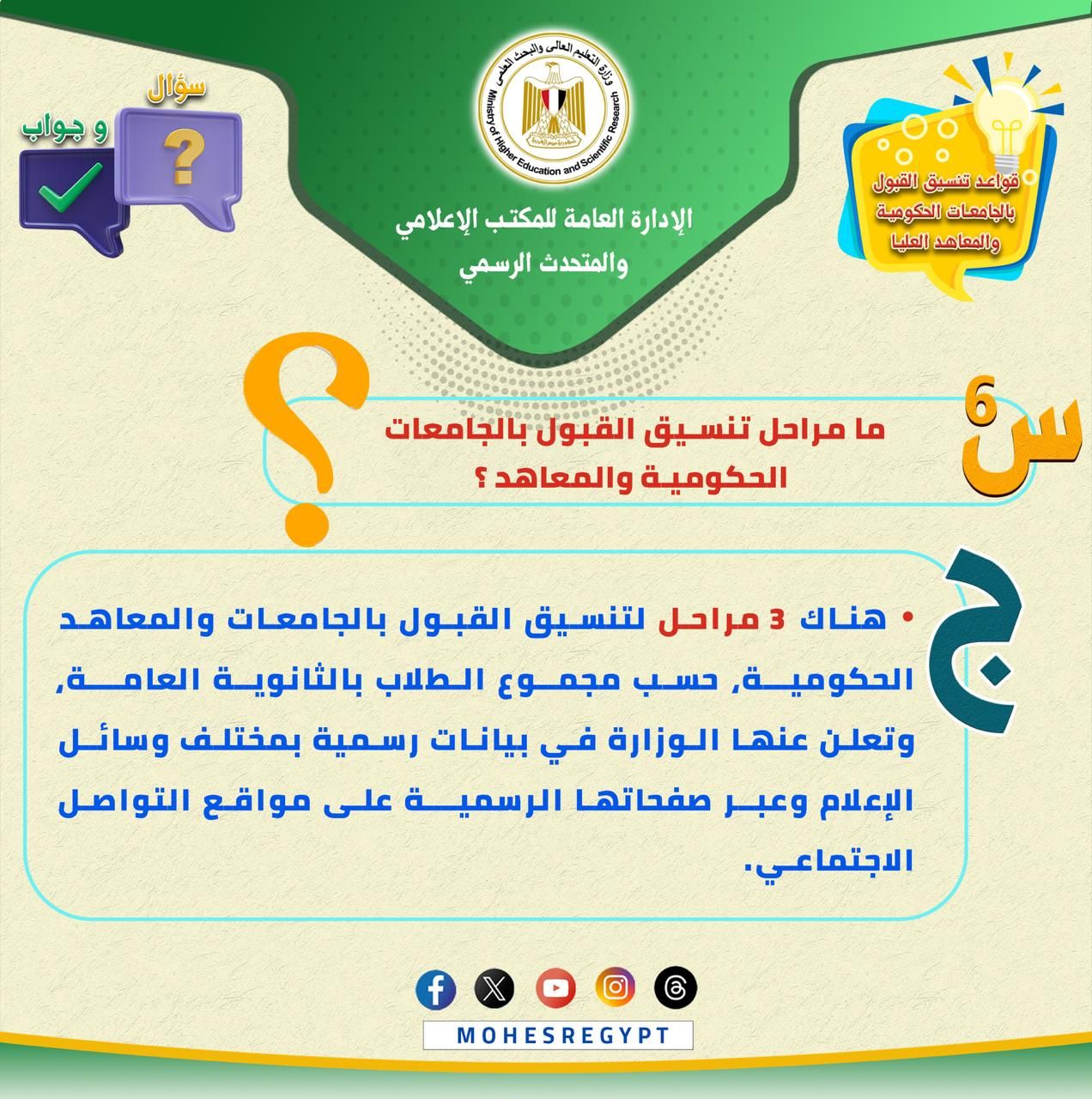 تنسيق الجامعات 2025.. كل ما تريد معرفته عن قواعد التنسيق وتسجيل الرغبات