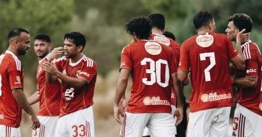 تحت الأمطار.. الأهلى يكتسح البنزرتى بخماسية فى ختام مبارياته الودية بتونس