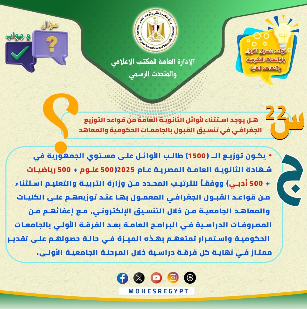 تنسيق الجامعات 2025.. كل ما تريد معرفته عن قواعد التنسيق وتسجيل الرغبات