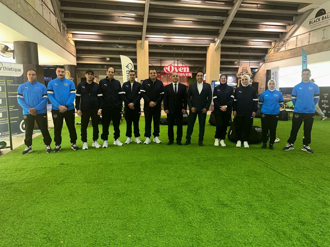 مشاركة فعالة للطب الرياضى بالشرطة في كأس العالم لناشئ الأسكواش