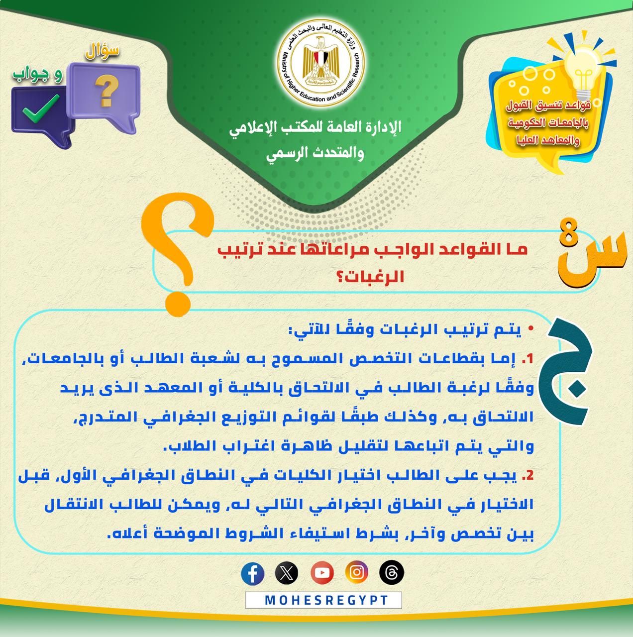تنسيق الجامعات 2025.. كل ما تريد معرفته عن قواعد التنسيق وتسجيل الرغبات