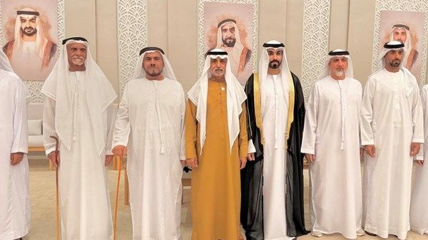 نهيان بن مبارك يحضر أفراح الكعبي في العين