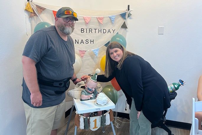 مولود أد الصابونة.. طفل مبتسر يدخل موسوعة جينيس فى عيد ميلاده الأول "فيديو"