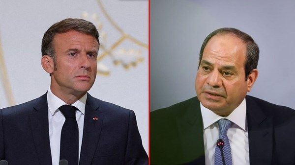 السيسي وماكرون: ضرورة حل عادل وشامل للقضية الفلسطينية