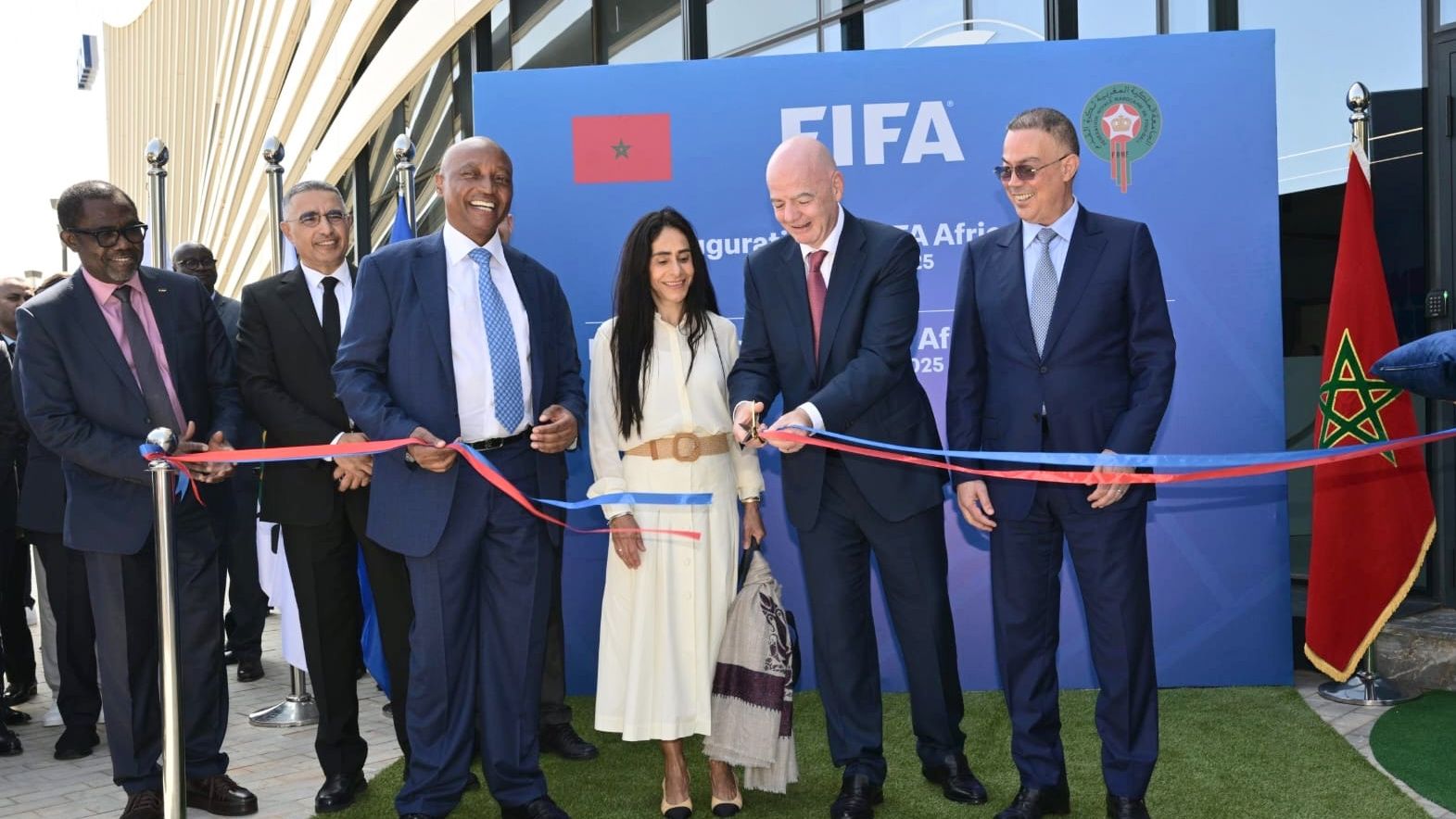 تدشين المقر الإقليمي للفيفا في الرباط بحضور إنفانتينو وموتسيبي ولقجع