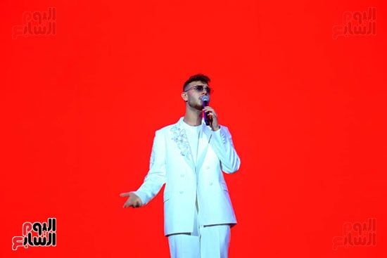 جمهور العلمين يطالب بـ"وين".. والشامى يختتم بها حفله.. صور