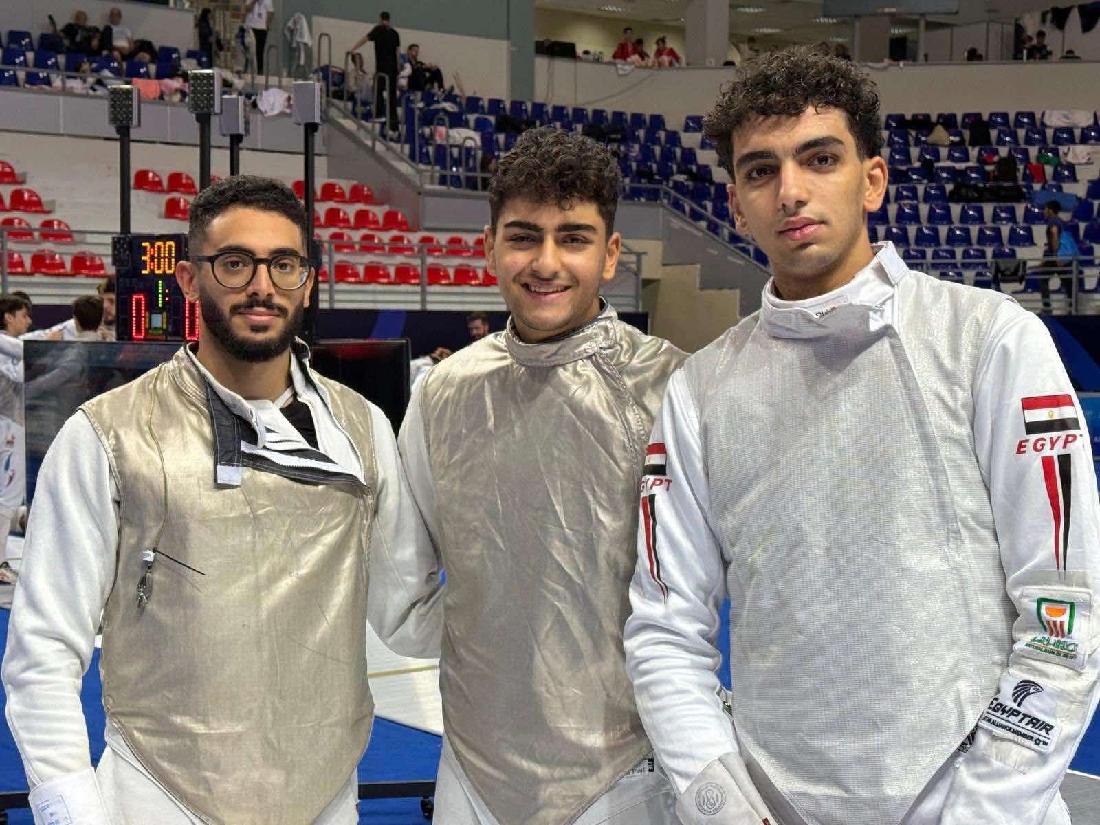 خسارة منتخب سلاح الشيش من بلجيكا فى دور الـ16 ببطولة العالم