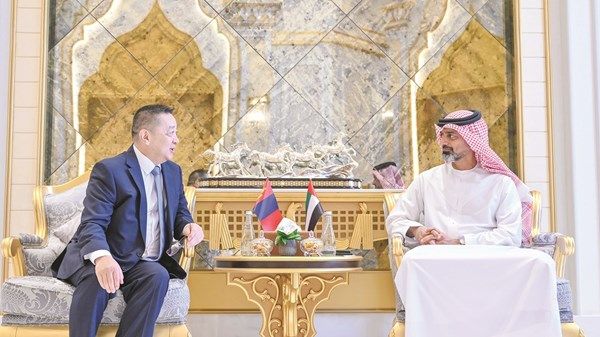 عمار بن حميد وسفير منغوليا يبحثـان سبل تعزيز التعاون الثنائي