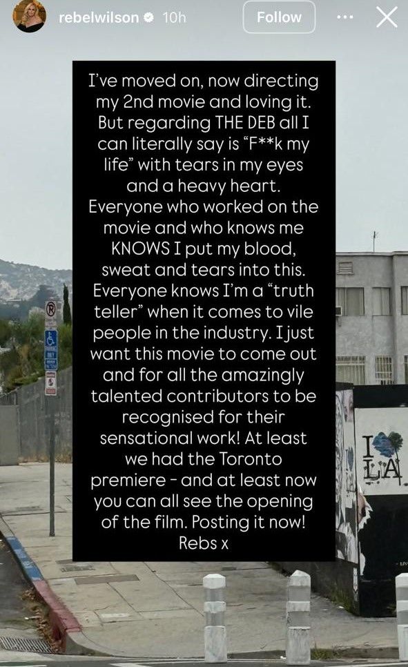 ريبل ويلسون تواجه دعوى قضائية من منتجي فيلم ديب وترد بتحدٍّ