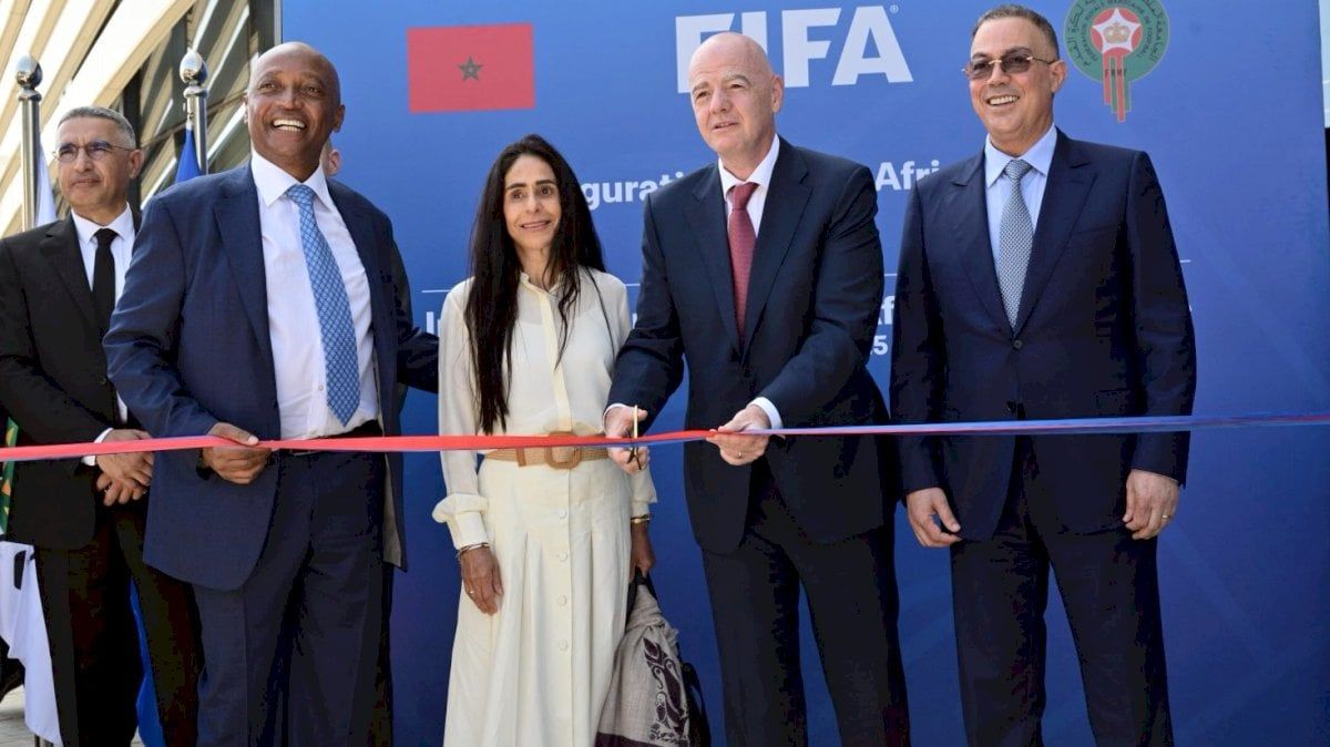 تدشين المقر الإقليمي للفيفا في الرباط بحضور إنفانتينو وموتسيبي ولقجع