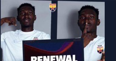 الجونة يعلن تجديد إعارة الغانى جينيرال حفيظ ومحمد النحاس