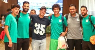 إلياس الجلاصى لاعب المصرى السابق يزور الفريق قبل مواجهة الترجى الودية.. صور