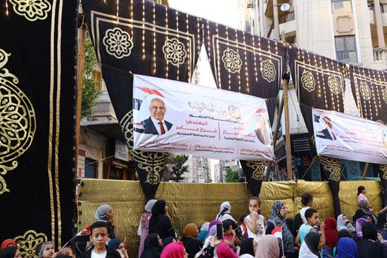 انطلاق مؤتمر جماهيري لحزب الجبهة الوطنية بالإبراهيمية دعمًا للمهندس إيهاب زكريا.. صور