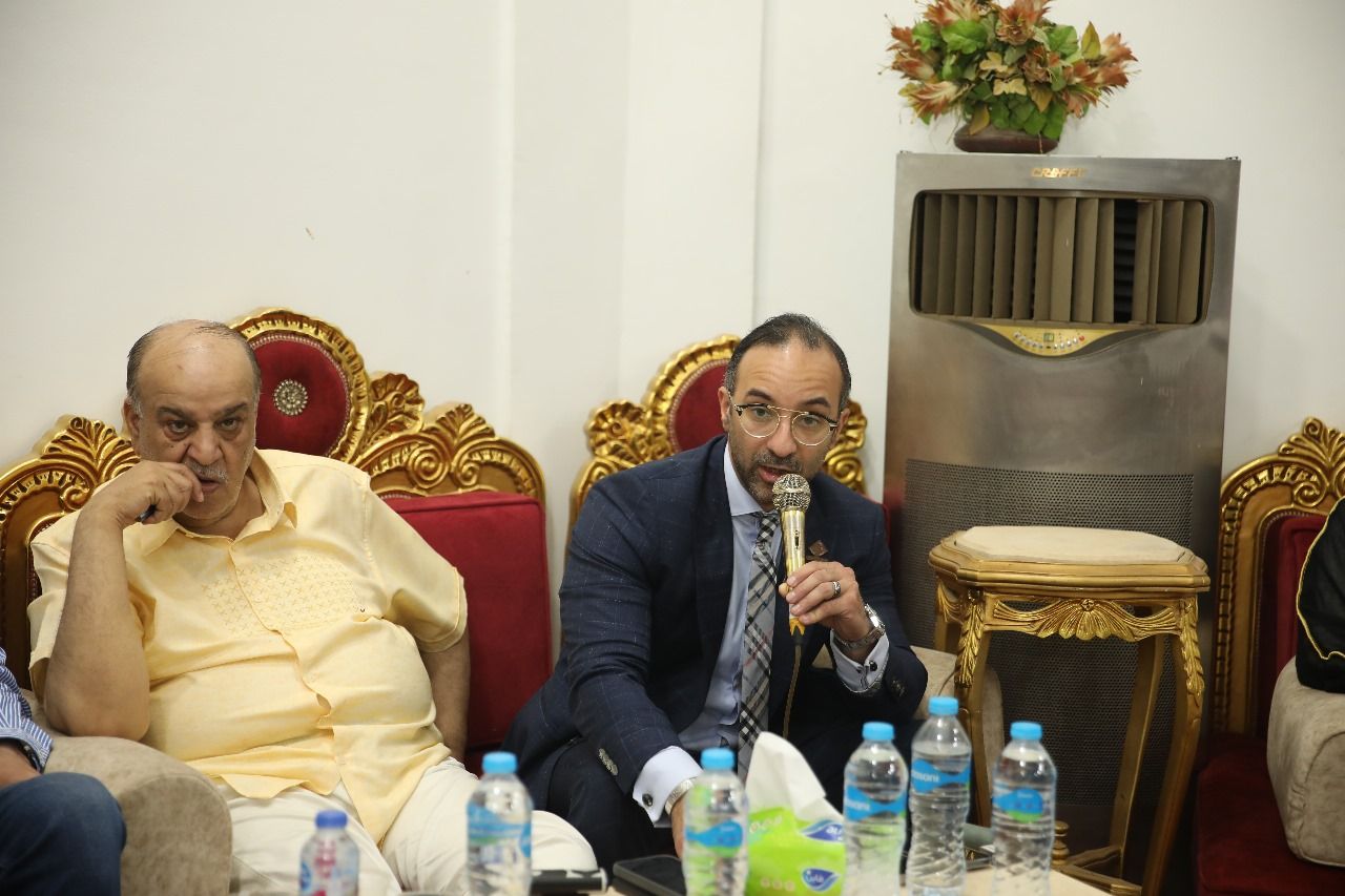 "الحمامصى" يزور عددًا من القبائل والعائلات بالجيزة فى إطار جولاته الانتخابية
