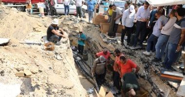محافظة الجيزة: فرق العمل تعمل بكامل طاقتها لإعادة التيار الكهربائى للمناطق المتأثرة