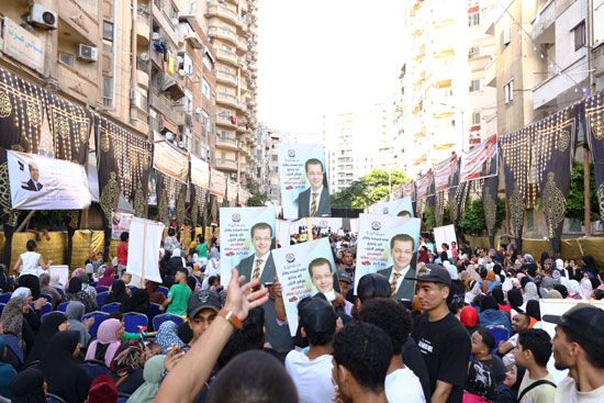 انطلاق مؤتمر جماهيري لحزب الجبهة الوطنية بالإبراهيمية دعمًا للمهندس إيهاب زكريا.. صور