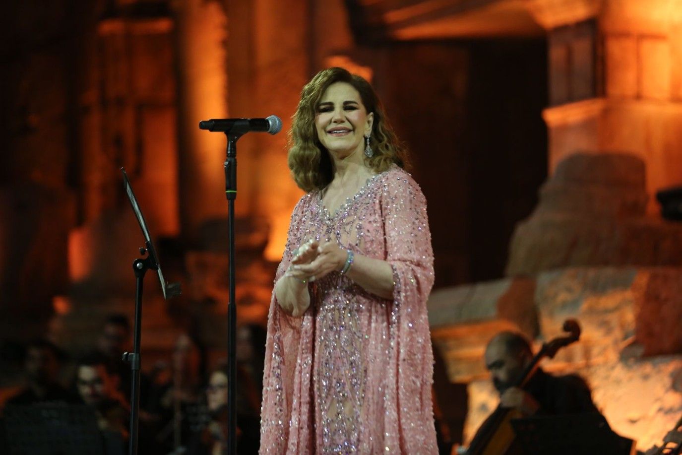 ميادة الحناوي ونور مهنا في ليلة طربية حلبية ضمن فعاليات مهرجان جرش 2025