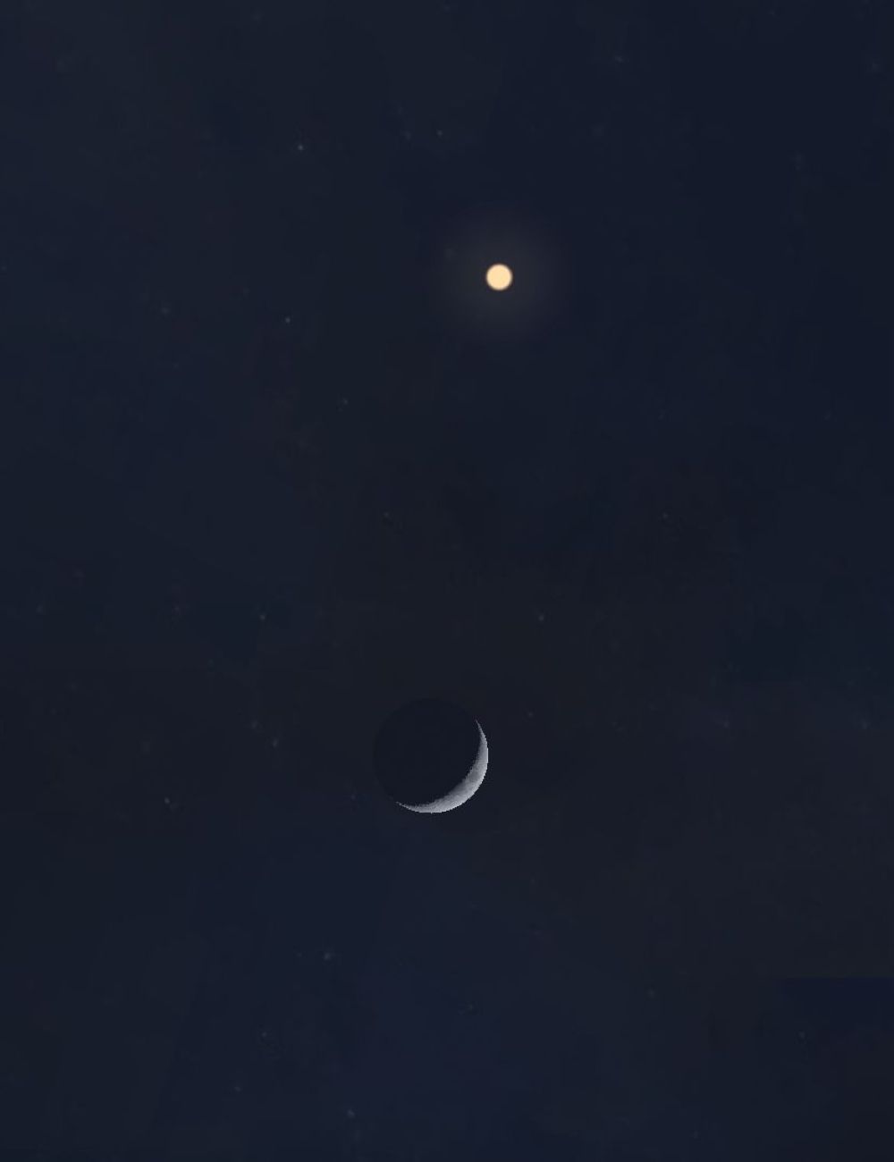 أخبار من السعودية.. فلكية جدة: اقتران هلال القمر بالمريخ يزين سماء الوطن العربي الليلة