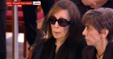 فيروز تشيع جثمان ابنها زياد الرحبانى بكنيسة رقاد السيدة.. صور