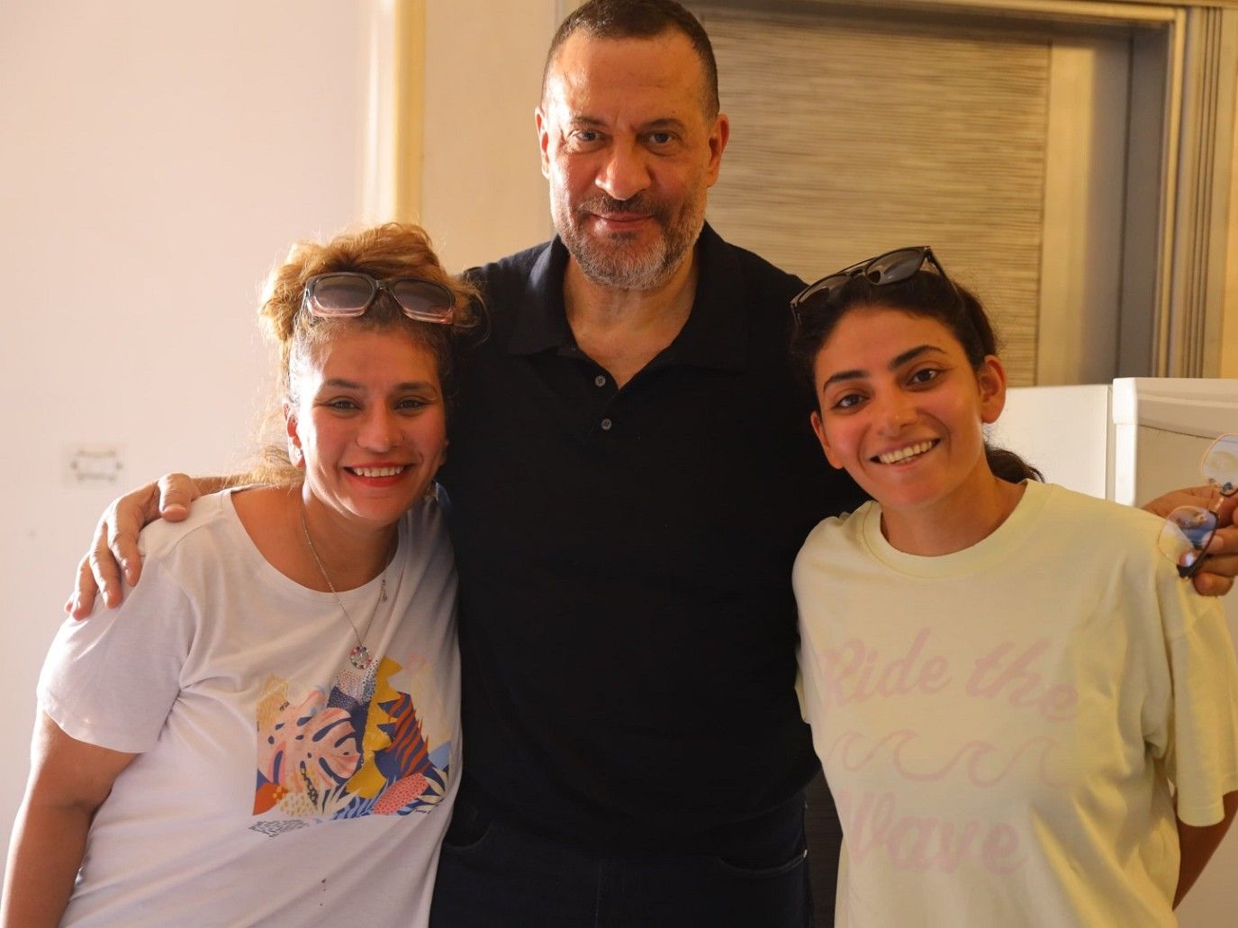 ماجد المصري في أول ظهور بكواليس فيلم الست لما