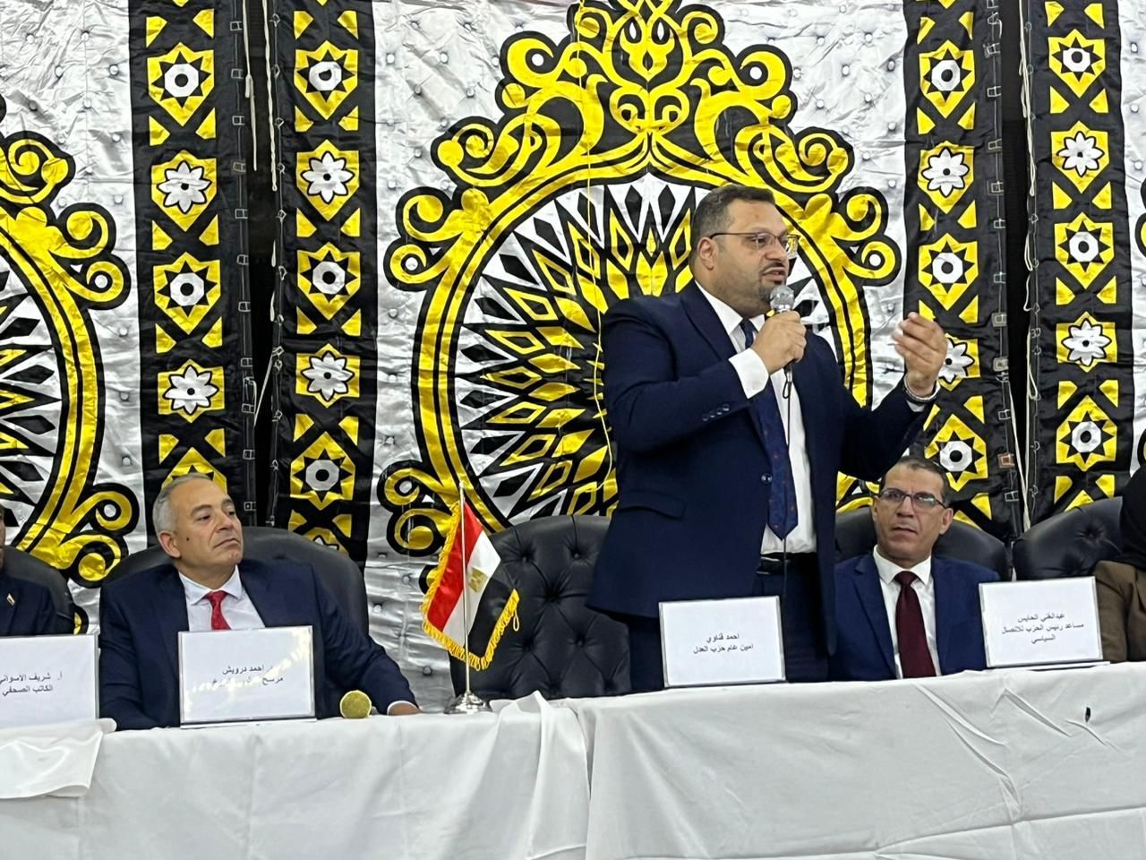 حزب العدل ينظّم مؤتمرًا جماهيريًّا في عين شمس لدعم مرشحيه لمجلس الشيوخ