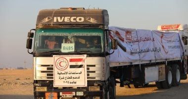 الهلال الأحمر المصرى يعلن انطلاق قافلة زاد العزة لليوم الثانى إلى غزة.. فيديو - الخليج 365
