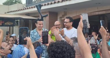 احتفالات بالطبل والمزمار بعد فوز أعضاء مجلس نقابة الموسيقيين بانتخابات التجديد النصفى.. صور