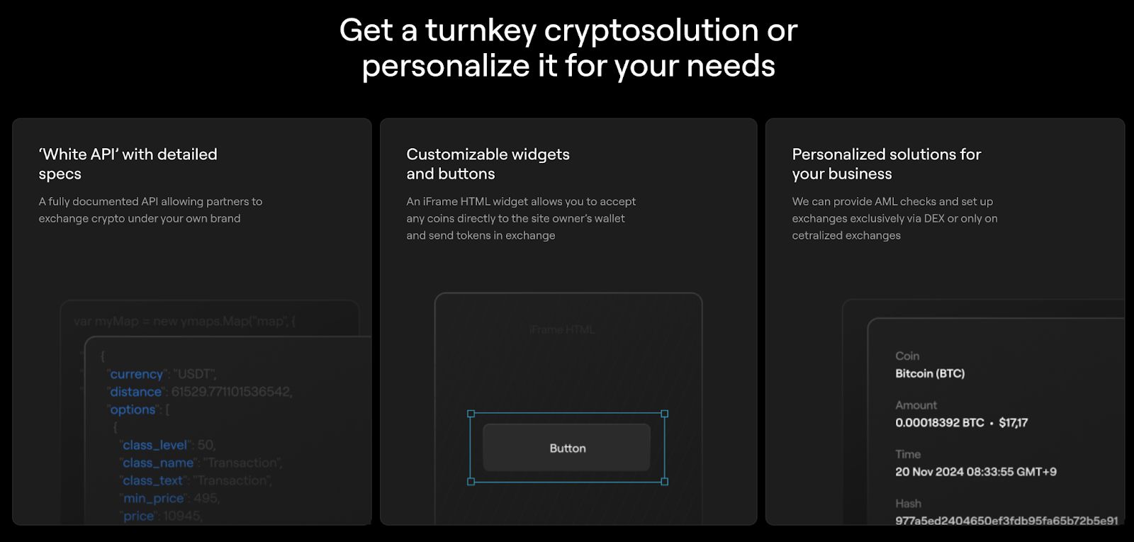 حلّ لمعالجة المدفوعات مصمَّم لدفع نمو الشركات... ويهدف إلى إزالة تعقيدات الدفع بالعملات الرقمية