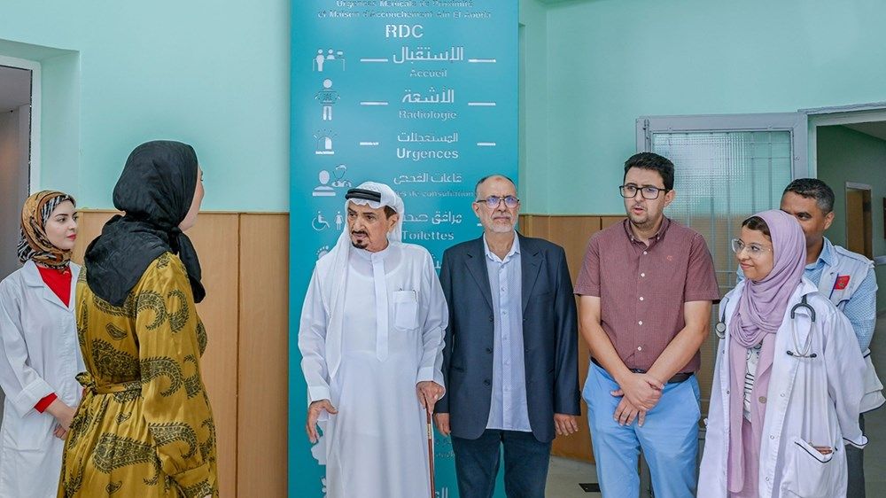 ‏‎حميد بن راشد يزور مستشفى في الرباط.. ويشيد بمستوى خدماته الطبية