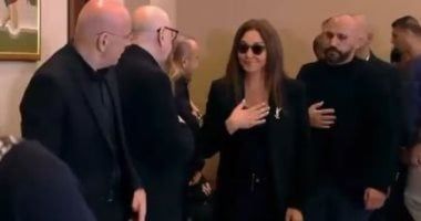 وليد توفيق وإليسا يقدمان التعازى لـ فيروز في اليوم الثانى