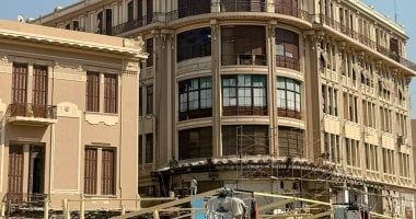 نائب محافظ القاهرة يتفقد أعمال تطوير منطقة العتبة وترميم عمارة تيرينج.. صور