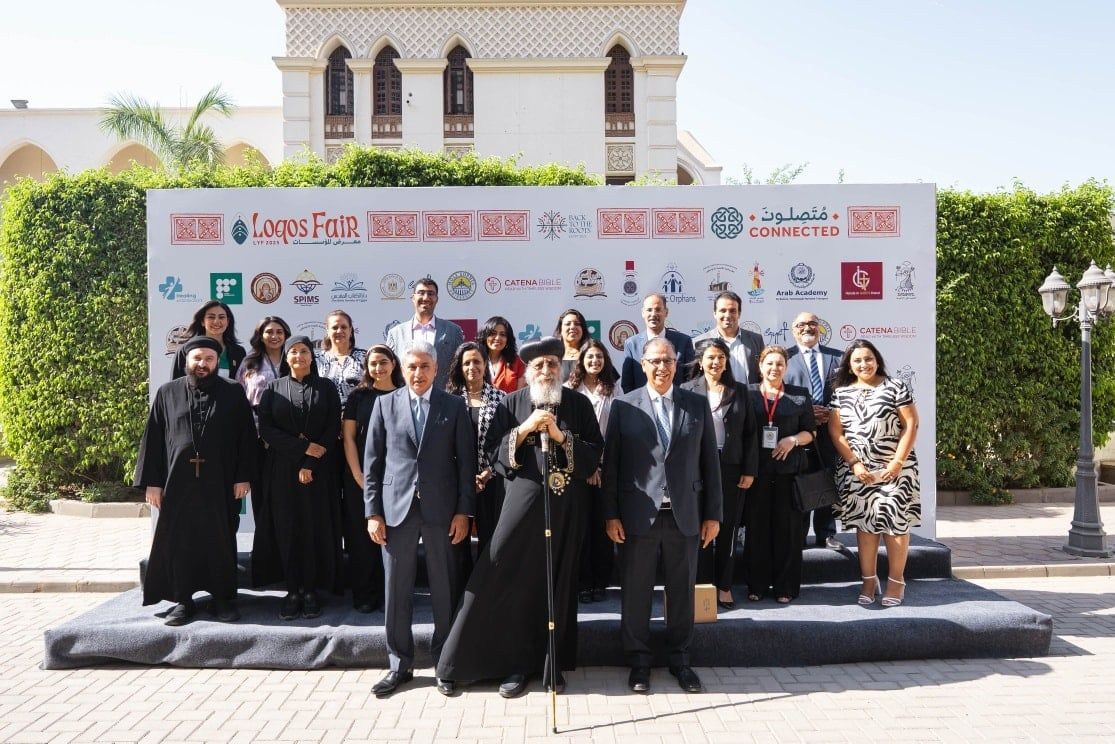 البابا تواضروس الثانى يفتتح معرض لوجوس للمؤسسات بمشاركة وزير السياحة