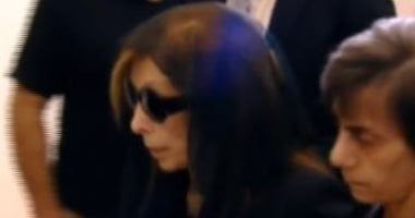 فيروز تتقبل واجب العزاء لليوم الثانى في ابنها زياد الرحبانى