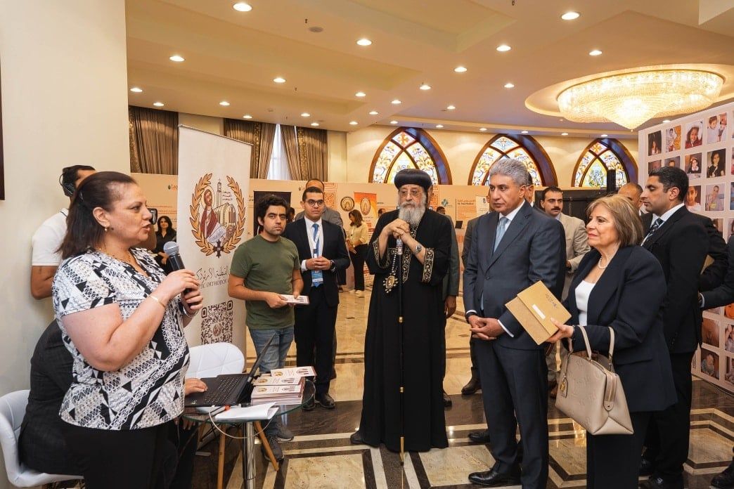 البابا تواضروس الثانى يفتتح معرض لوجوس للمؤسسات بمشاركة وزير السياحة