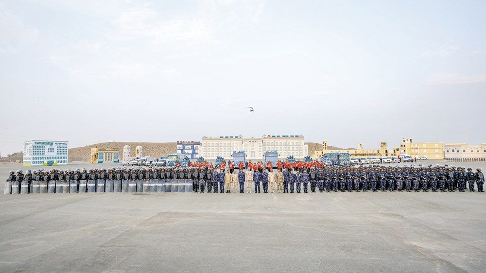 سالم الشامسي يشهد العروض التخصصية لمجندي الدفعة الـ 22 من برنامج الخدمة الوطنية الملتحقين بوزارة الداخلية