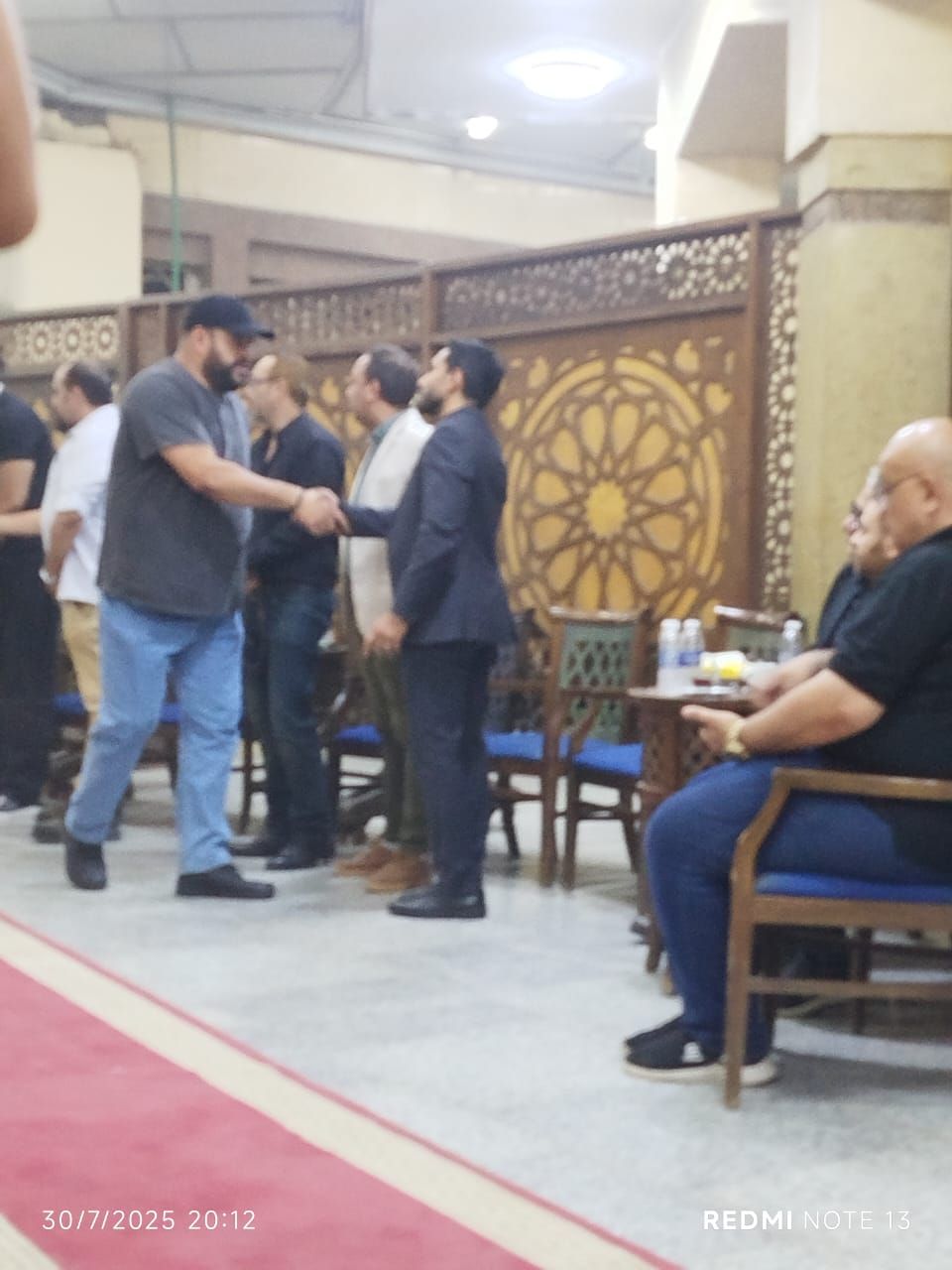 محمد ممدوح من عزاء شقيق خالد جلال إلى العرض الخاص لفيلمه روكي الغلابة